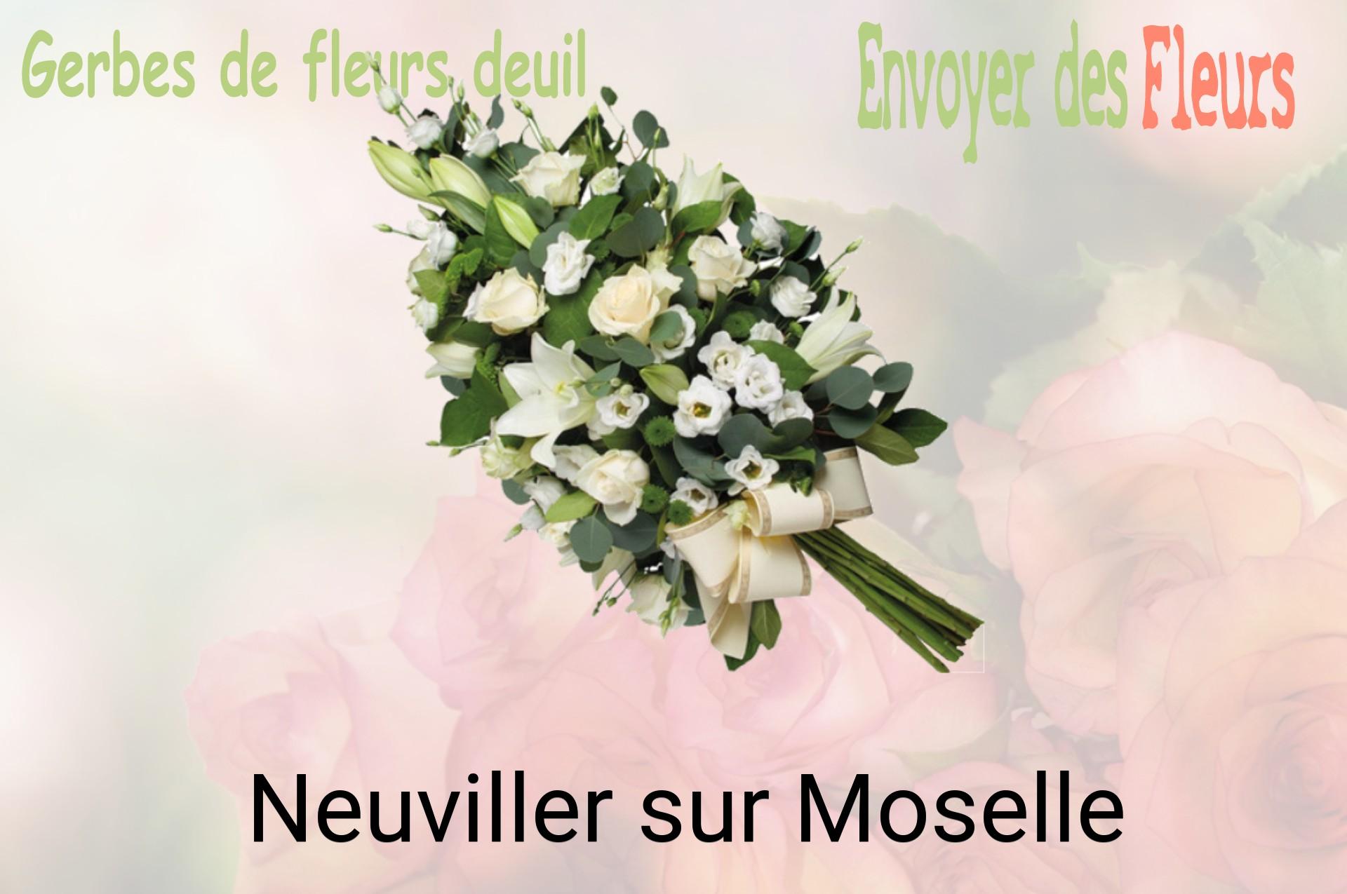 Gerbe de fleurs de deuil livrée à Neuviller-sur-Moselle